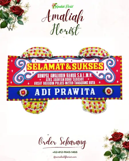 Papan Bunga Ucapan Selamat Hargo Mulyo